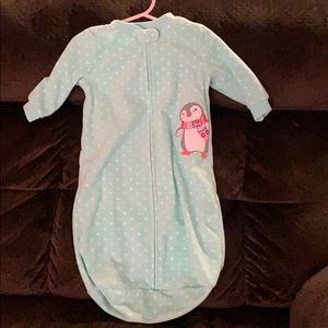 0-9 months Carter’s Penguin Zip up Sleep sack